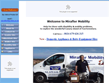 Tablet Screenshot of miraflormobility.com